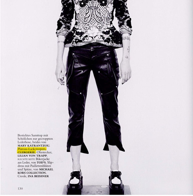 Harper's Bazaar Germany - October 2018 - Clergerie Paris - Europe