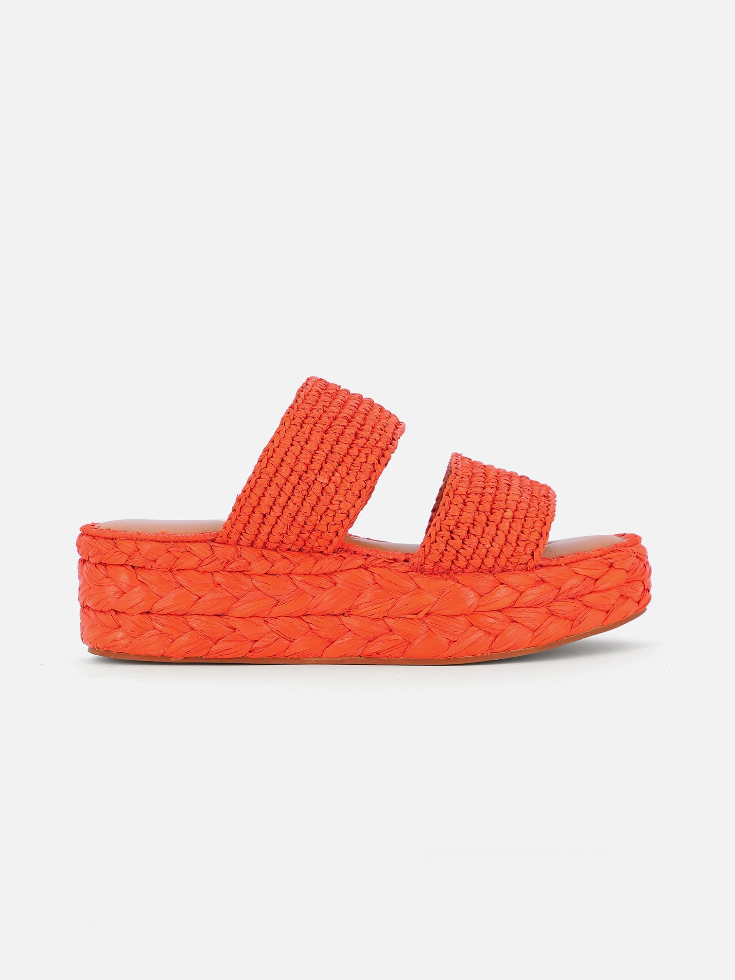 MULES - ARLENE mules, papaya straw - 3606063991995 - Clergerie Paris - Europe