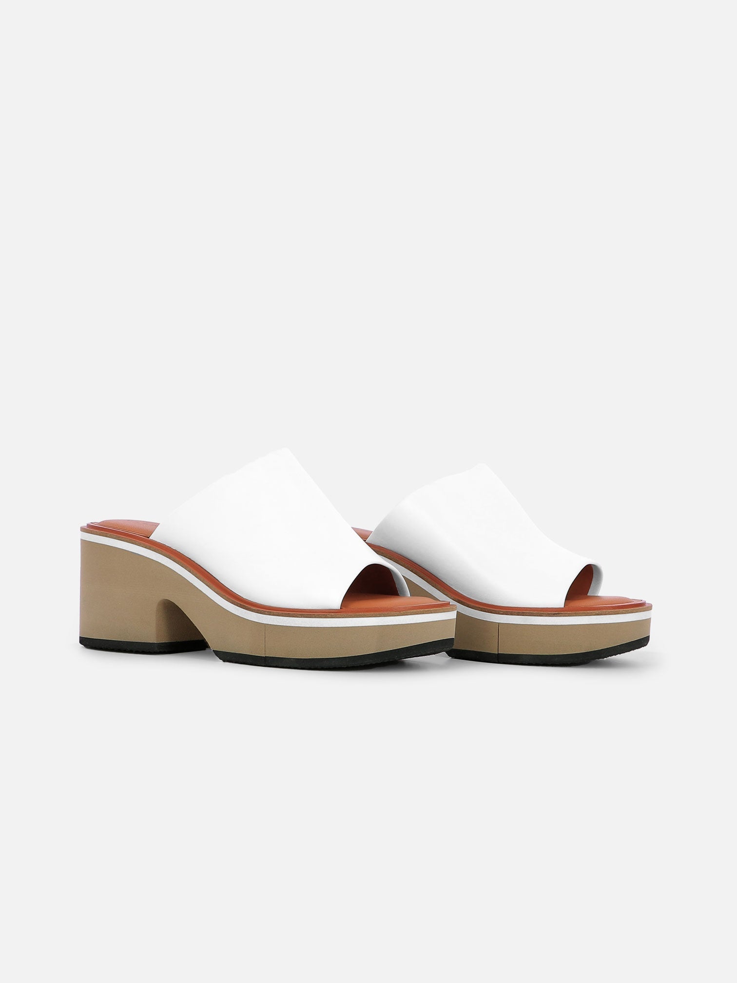 MULES - CESSY mules, lambskin white - 3606064007770 - Clergerie Paris - Europe