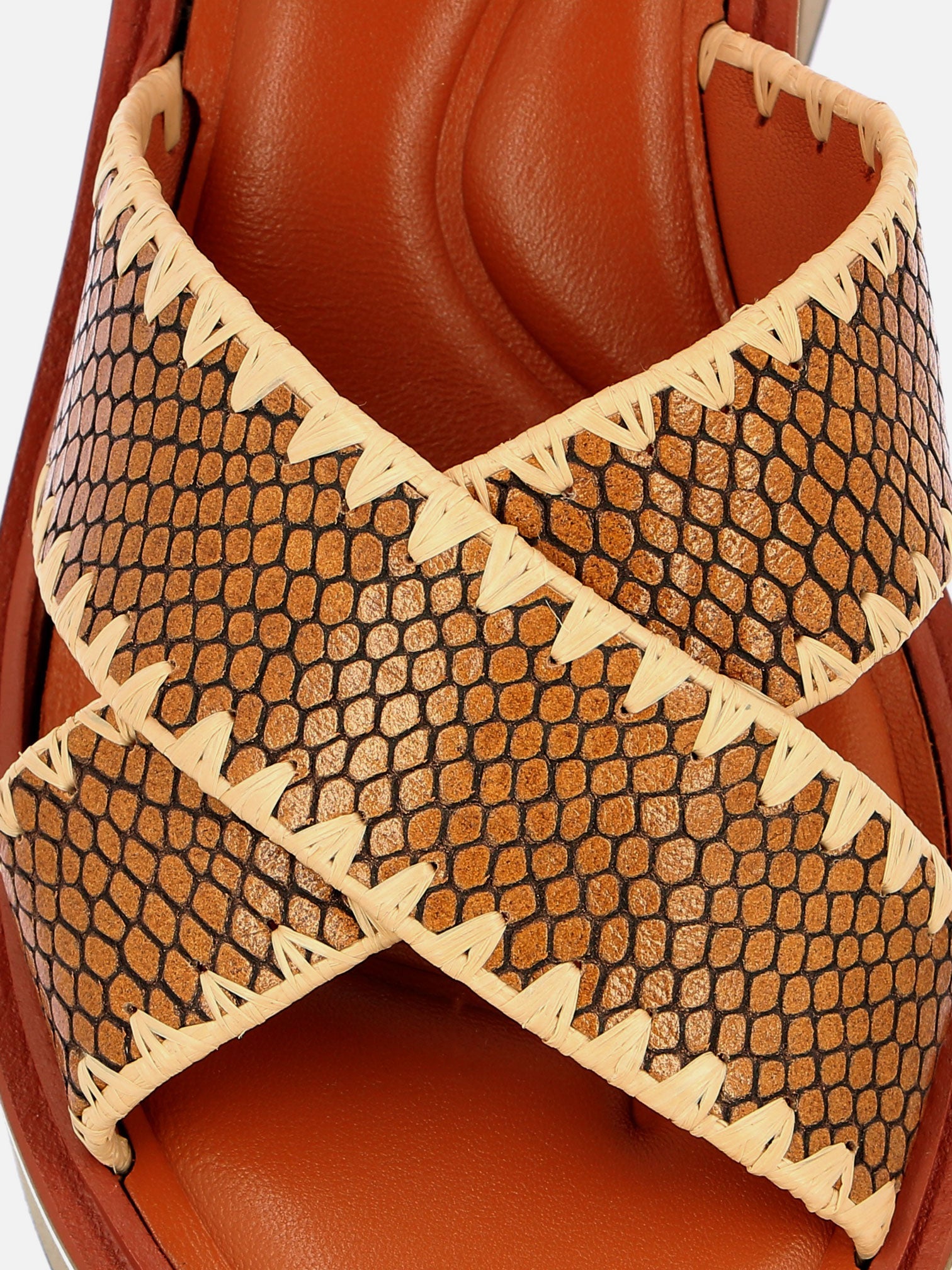 SANDALS - CHARLISR sandals, python effect - 3606063967396 - Clergerie Paris - Europe