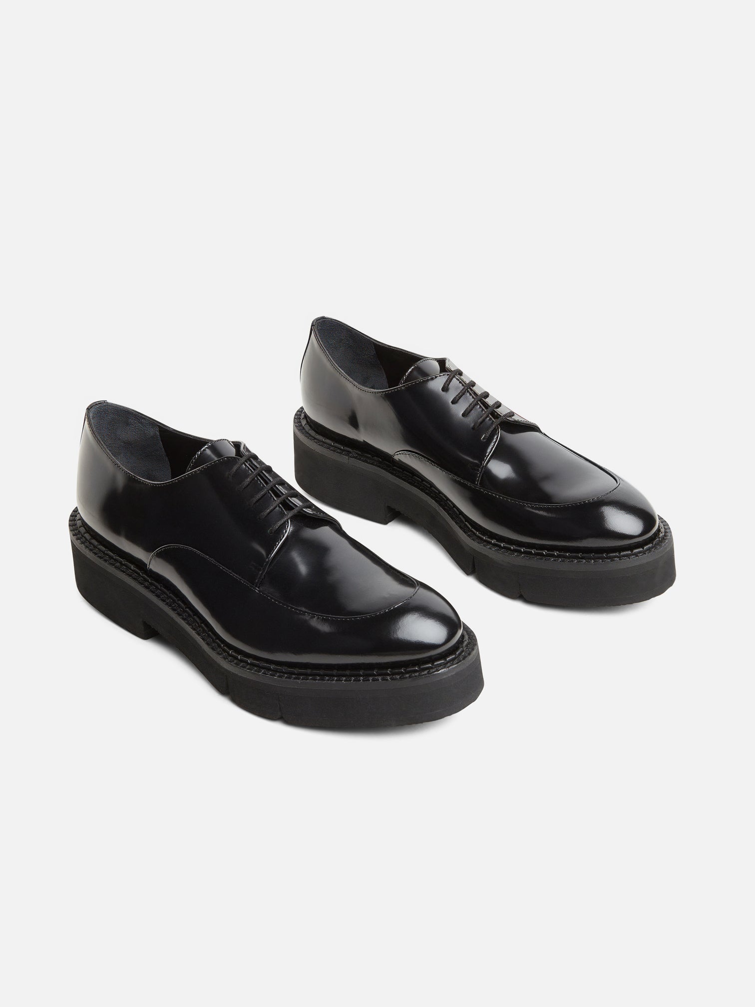 DERBIES - CLIVE, gloss black - 3606064049244 - Clergerie Paris - Europe