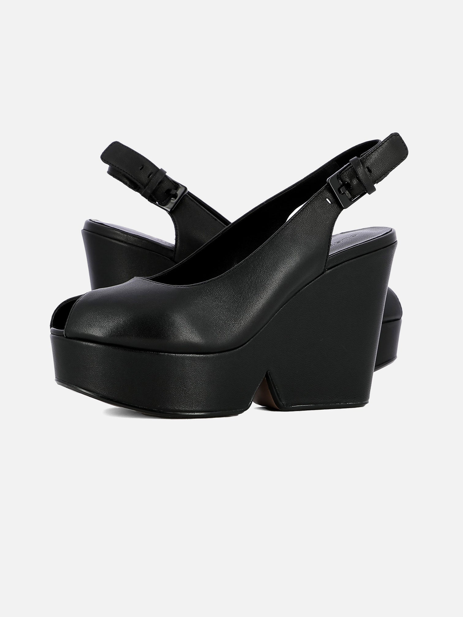 DYLAN wedges, lambskin black