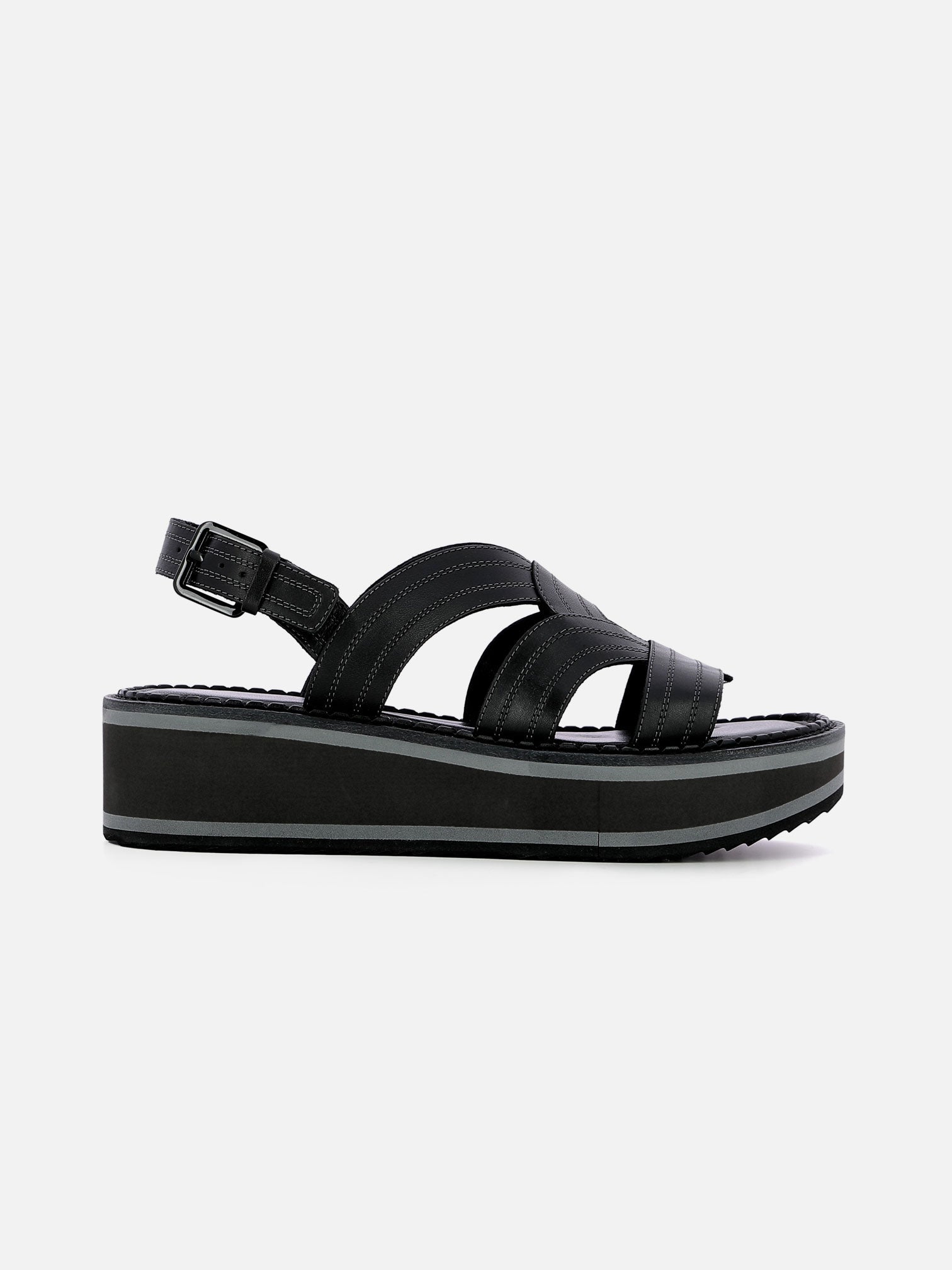 SANDALS - FRESIA sandals, calfskin black - 3606063965019 - Clergerie Paris - Europe