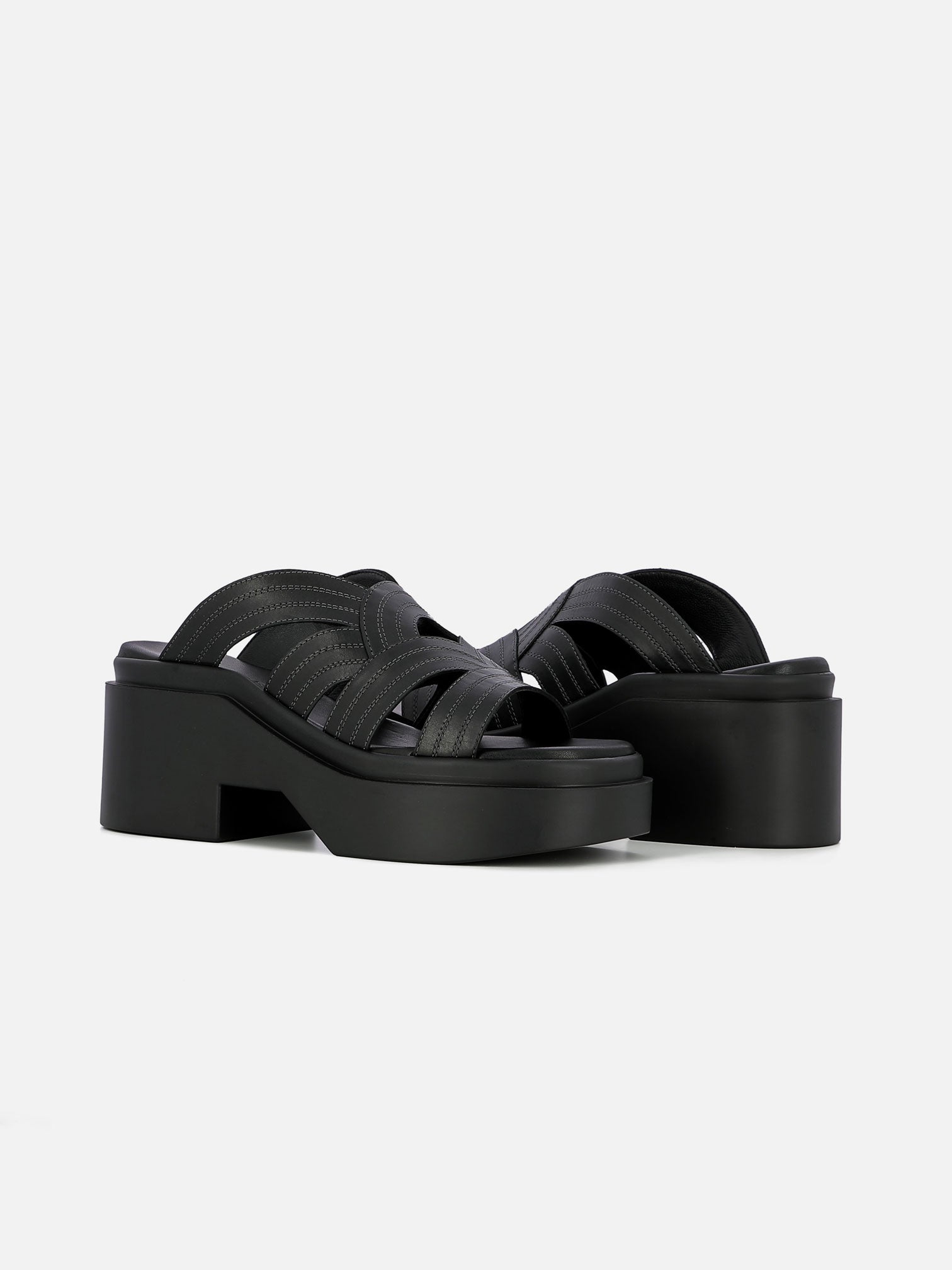 MULES - NEJI mules, smooth calfkin black - 3606063984256 - Clergerie Paris - Europe