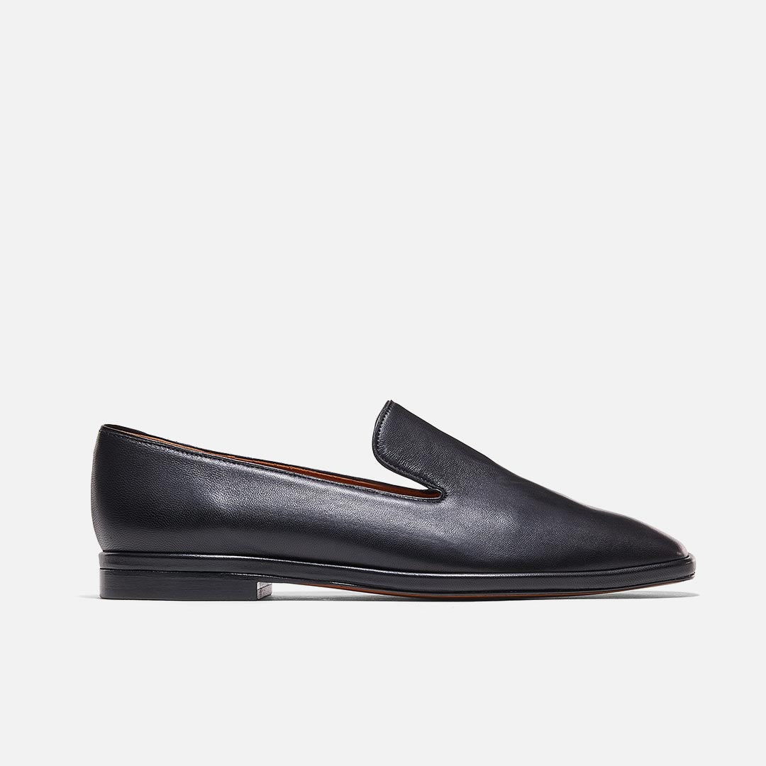 OLYMPIA loafers, lambskin black