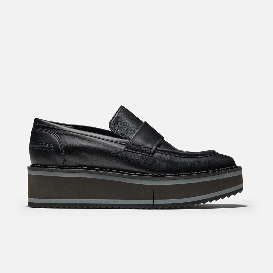 LOAFERS - BAHATI LEATHER BLACK - 3606063782227 - Clergerie Paris - Europe