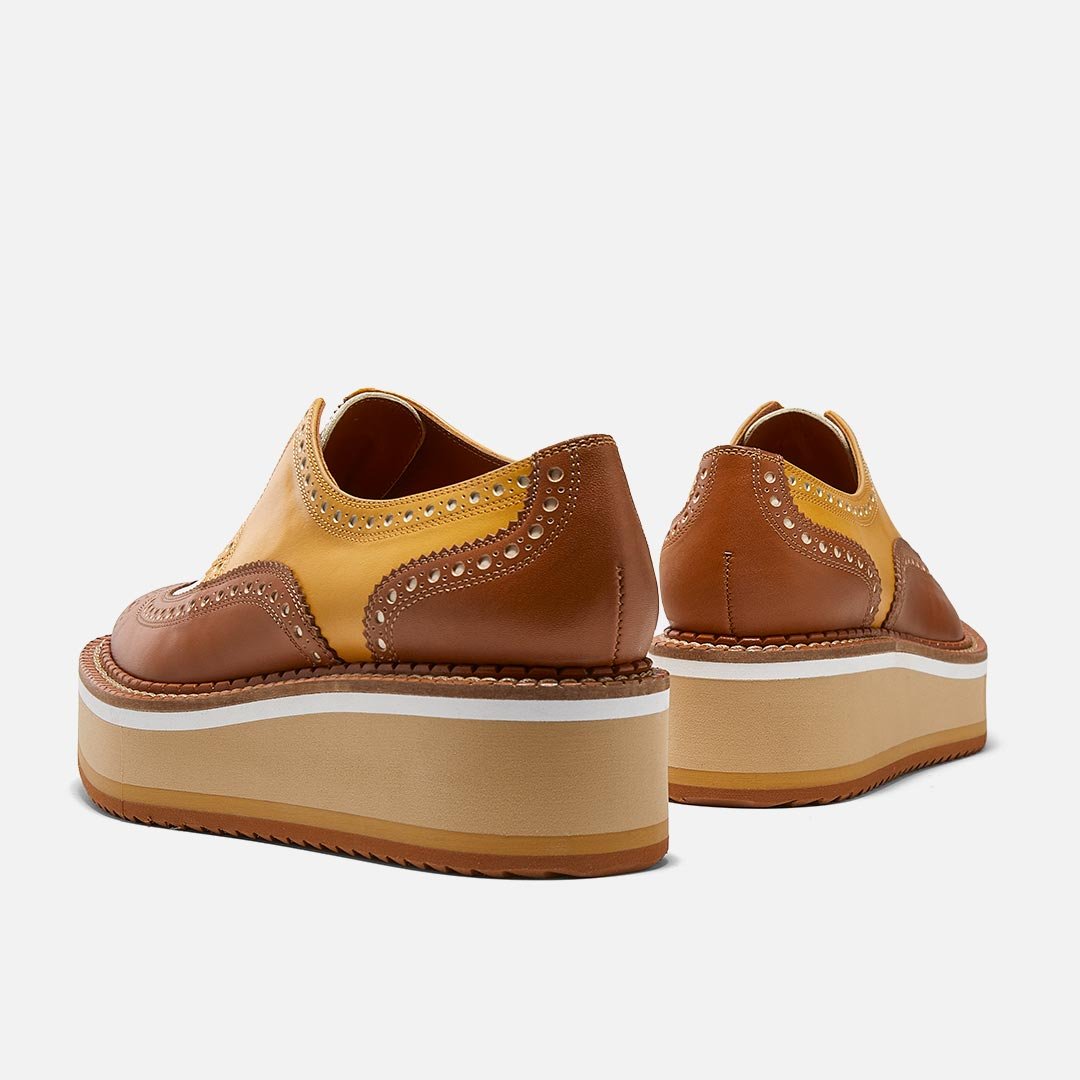 DERBIES - BECKA DERBIES, RUST CALFSKIN - 3606063164757 - Clergerie Paris - Europe