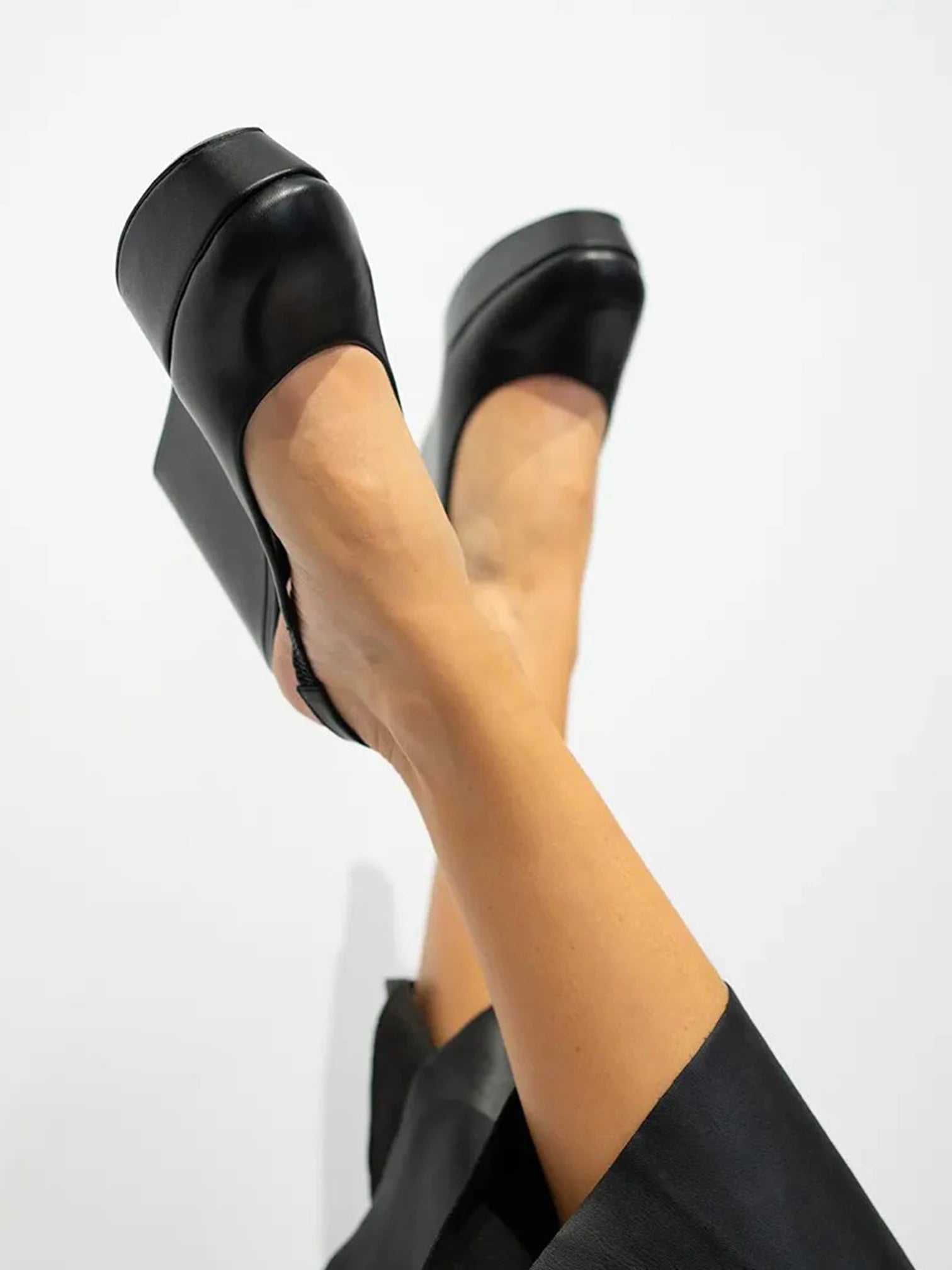 WEDGES - BELITA pumps, leather black - 3606063832267 - Clergerie Paris - Europe