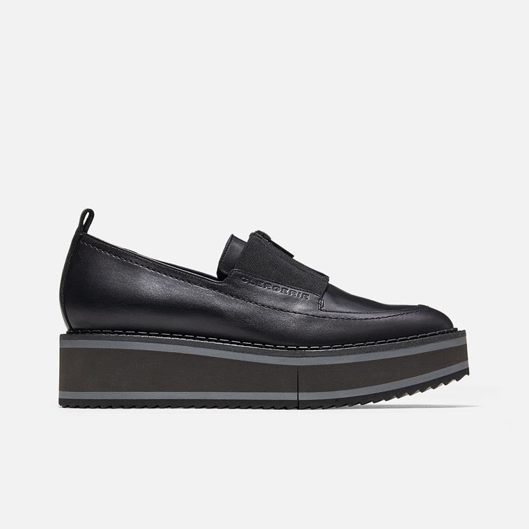 LOAFERS - BOAZ LOAFERS, BLACK CALFSKIN - 3606063167000 - Clergerie Paris - Europe