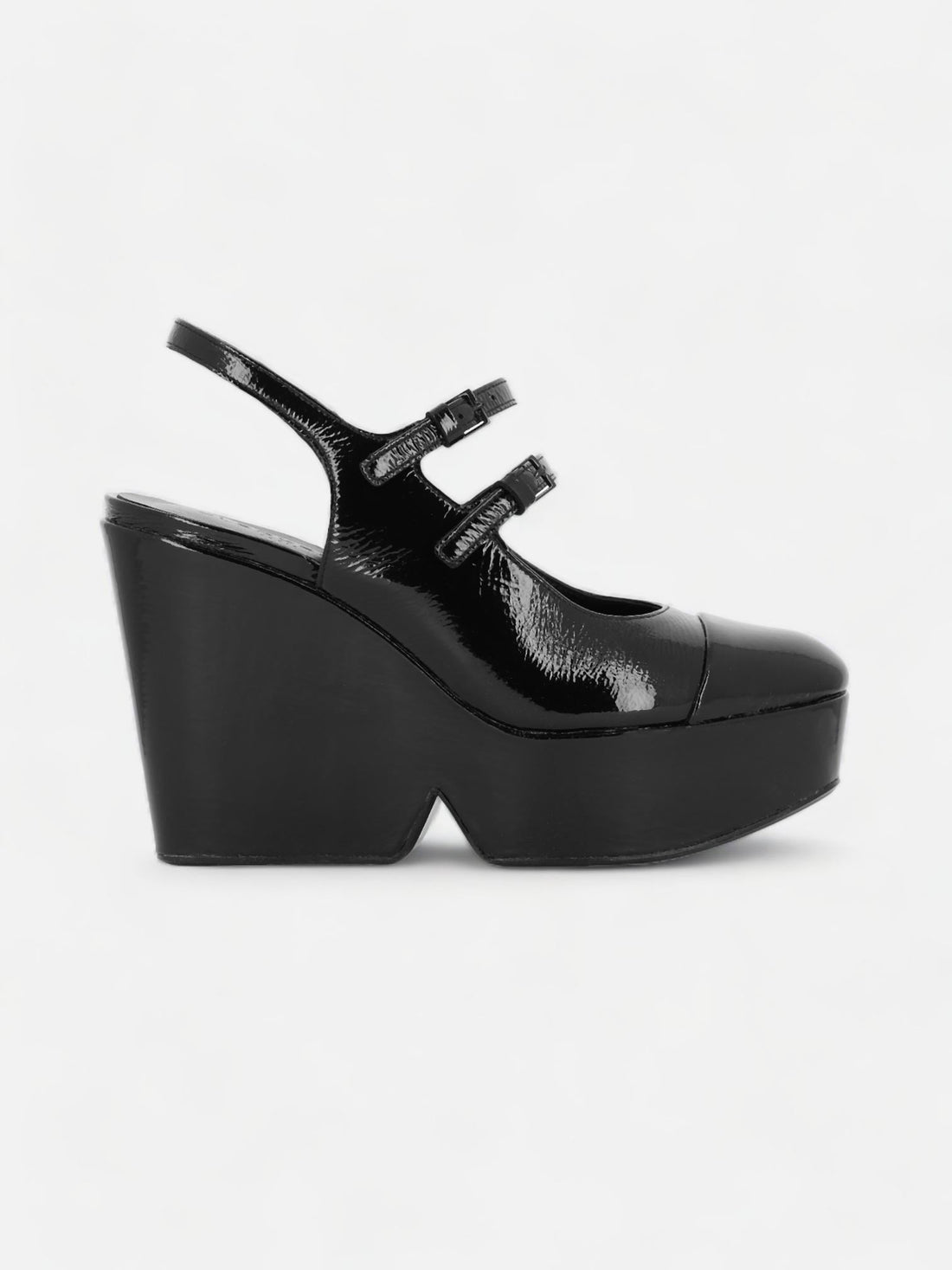 PUMPS - BONITA pumps, varnished goatskin black - 3606063831956 - Clergerie Paris - Europe