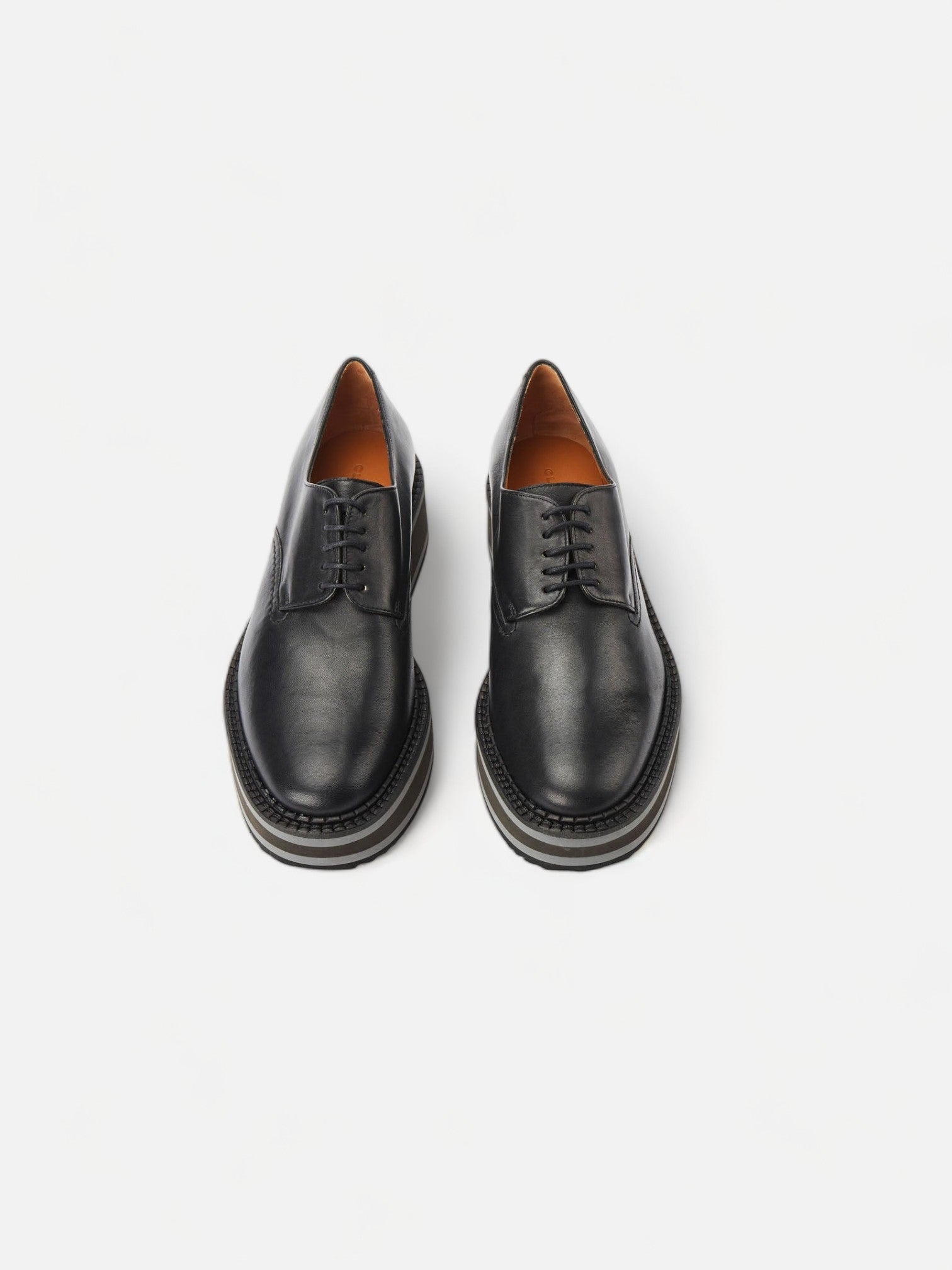 DERBIES - BROOK derbies, black lambskin - 3606063959254 - Clergerie Paris - Europe