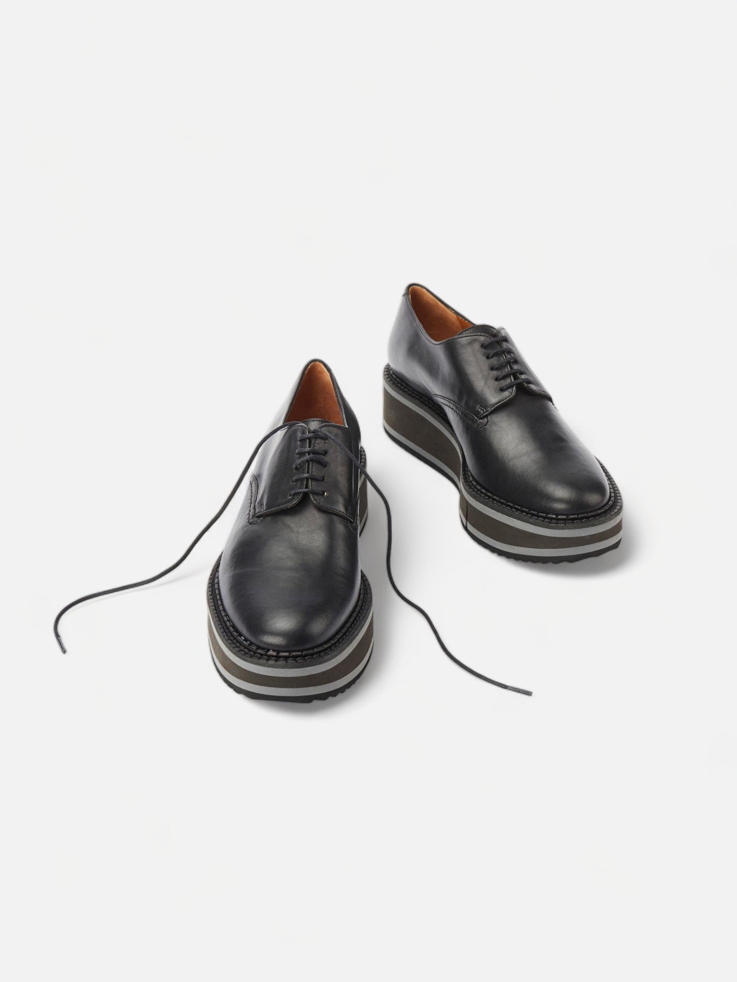 DERBIES - BROOK derbies, black lambskin - 3606063959254 - Clergerie Paris - Europe