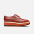 DERBIES - BROOK DERBIES, BRICK LAMBSKIN - 3606063249492 - Clergerie Paris - Europe