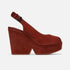 PUMPS - DYLAN PUMPS, BRICK GOATSKIN - 3606063218405 - Clergerie Paris - Europe