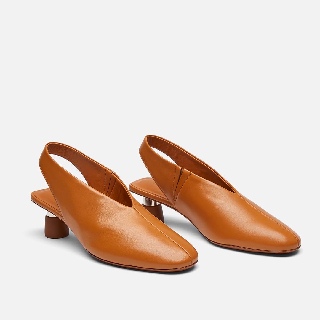 PUMPS - IREM PUMPS, RUST LAMBSKIN - 3606063246941 - Clergerie Paris - Europe