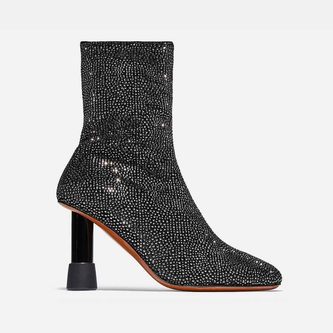 ANKLE BOOTS - KATTIE ANKLE BOOTS, BLACK FABRIC - 3606063333436 - Clergerie Paris - Europe