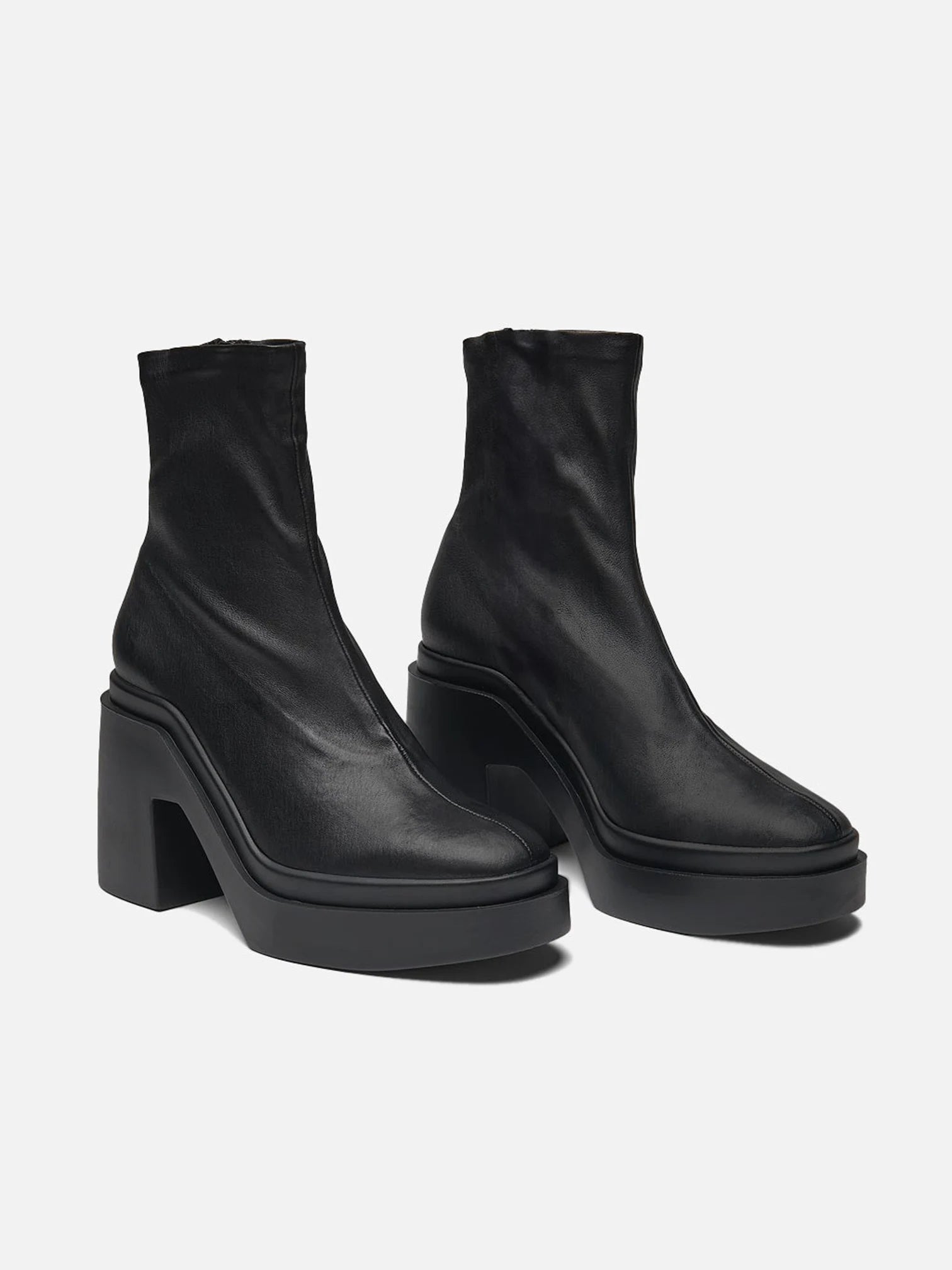 NINA Ankle Boots Black Leather - Clergerie Paris - Europe