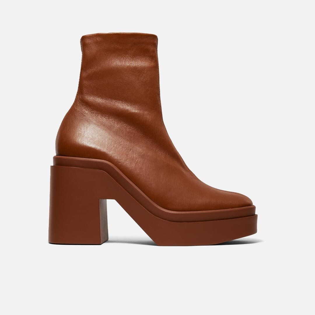 NINA ankle boots, lambskin brown – Clergerie Paris - Europe