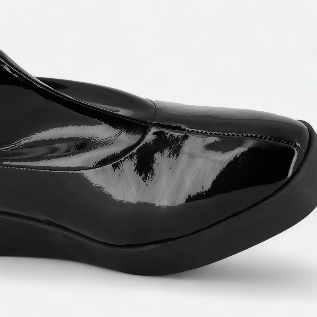 LEXA ankle boots, vinyl black || OUTLET