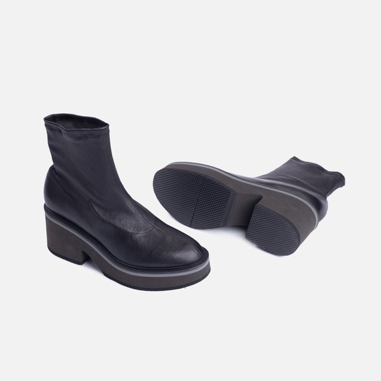 ANKLE BOOTS - ALBANE ankle boots, stretch leather black - 3606063789707 - Clergerie Paris - Europe