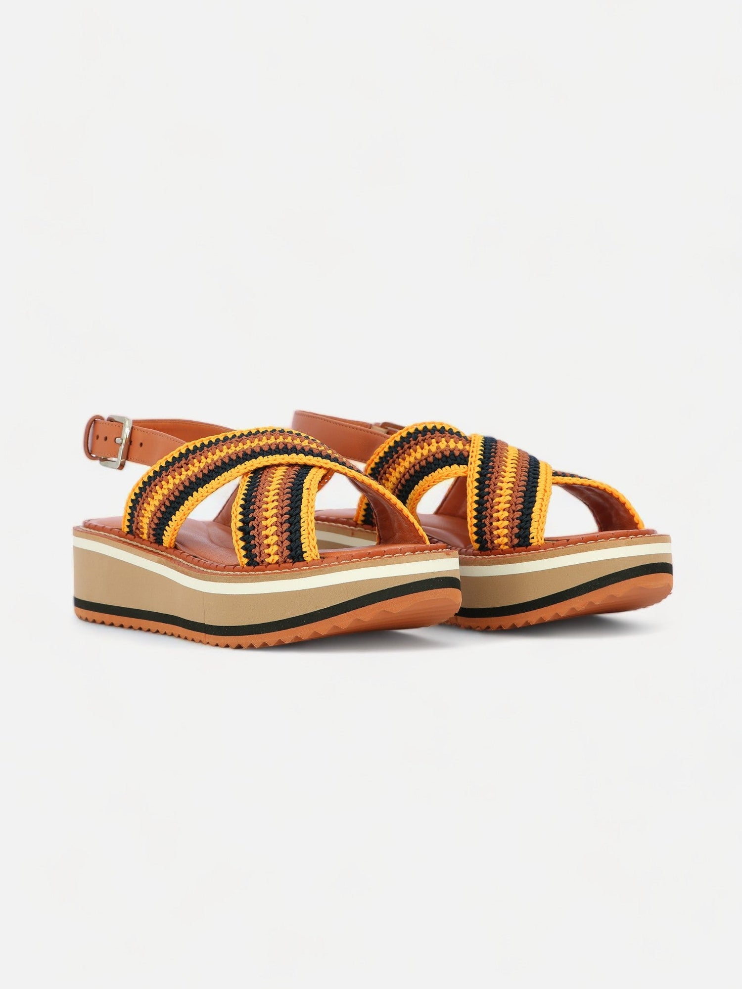 SANDALS - FADEN sandals, mango crochet - 3606063965521 - Clergerie Paris - Europe