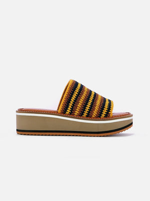MULES - FLOE mules. crochet mango - 3606063966375 - Clergerie Paris - Europe