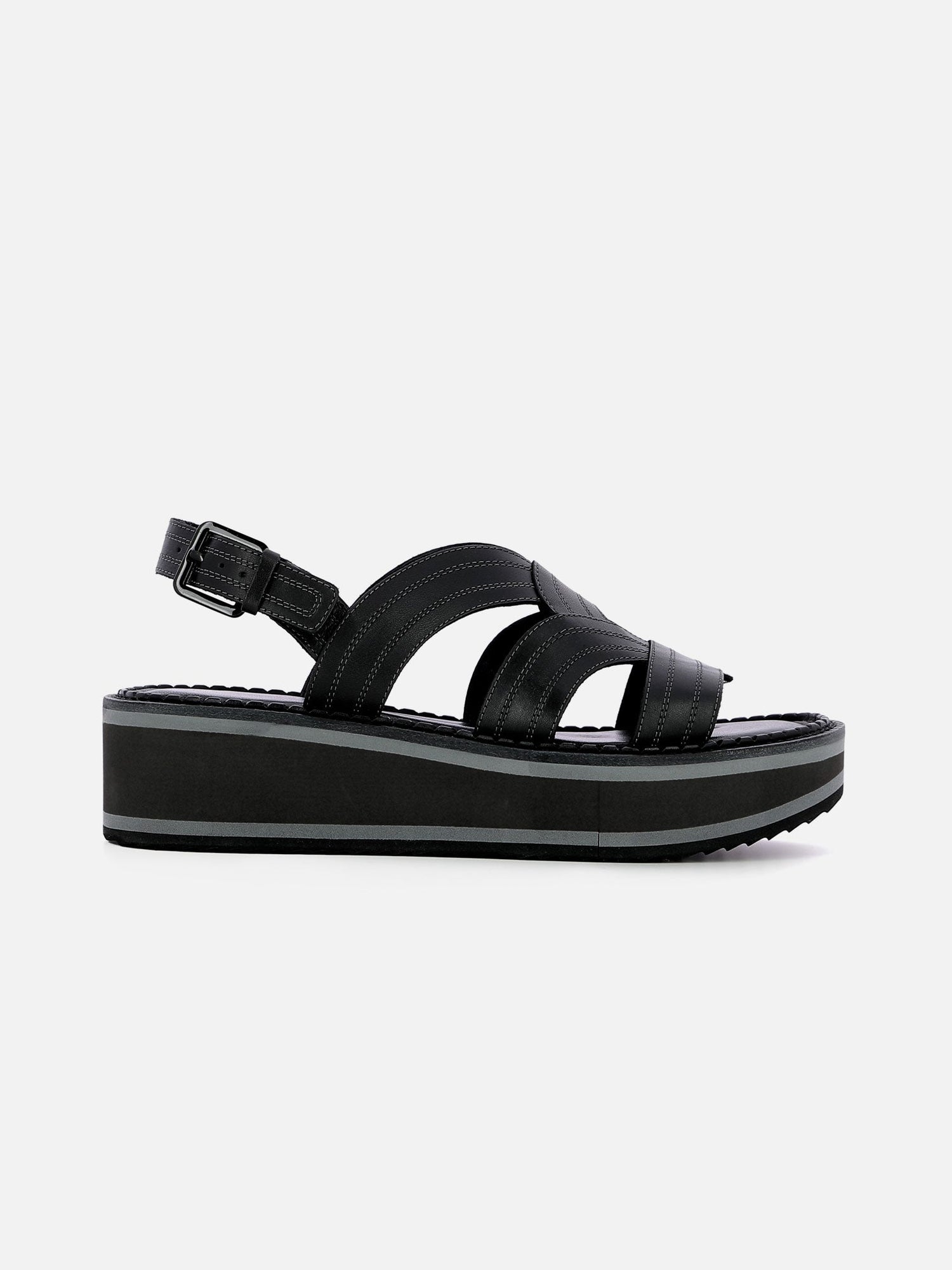 SANDALS FRESIA sandals, calfskin black Clergerie Paris