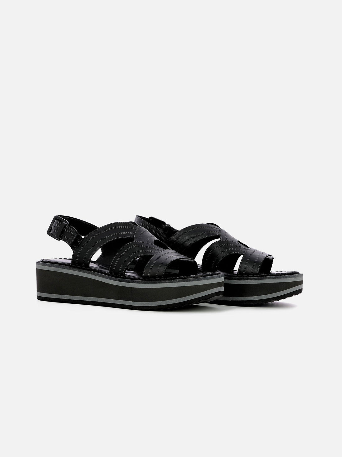 SANDALS - FRESIA sandals, calfskin black - 3606063965019 - Clergerie Paris - Europe