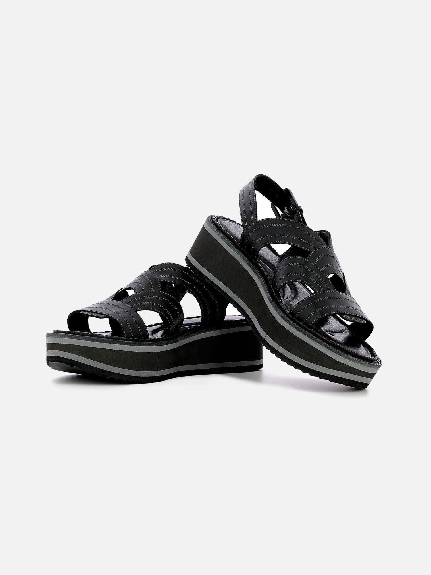 SANDALS - FRESIA sandals, calfskin black - 3606063965019 - Clergerie Paris - Europe