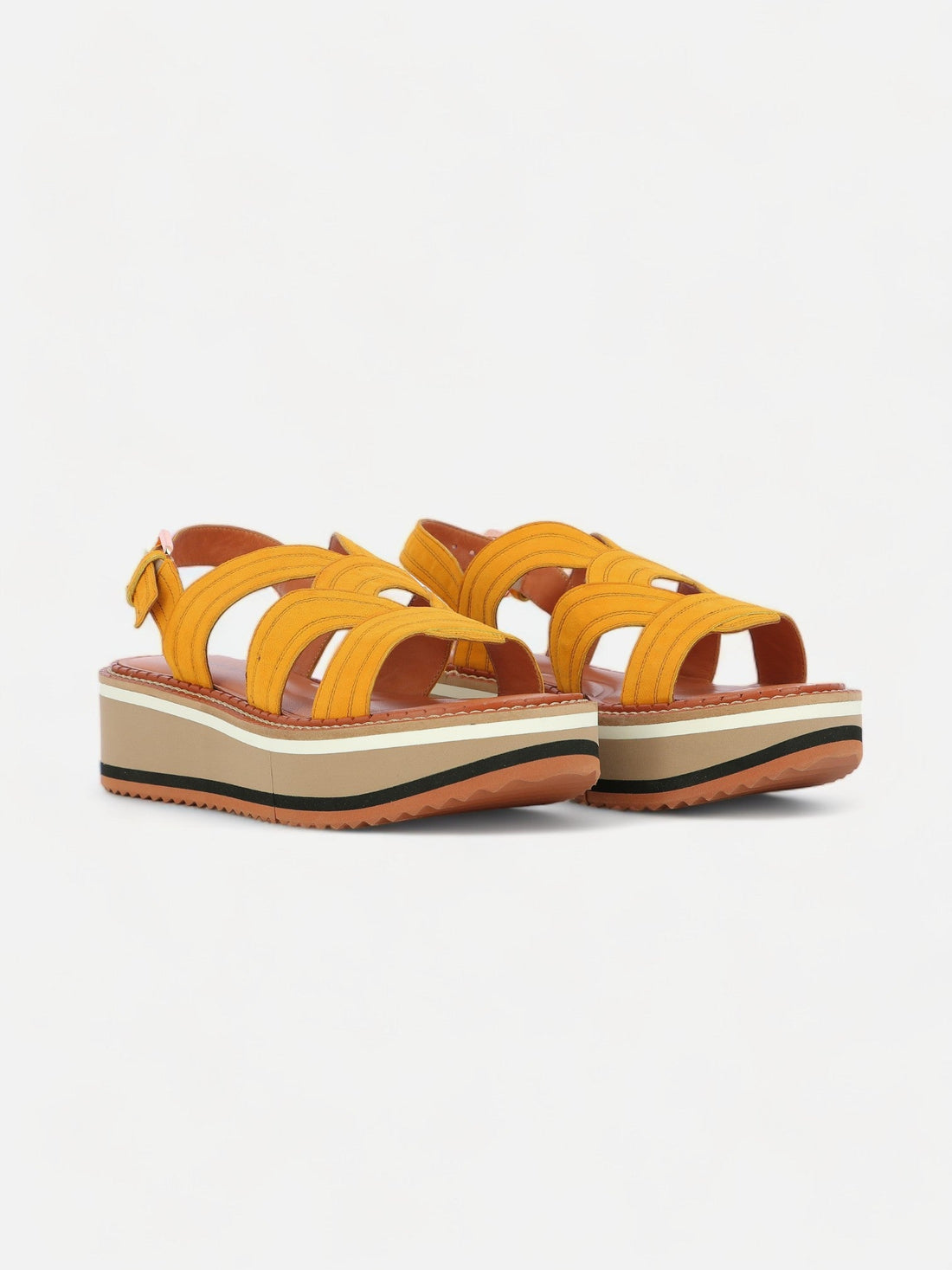 SANDALS - FRESIA sandals, suede mango - 3606063964845 - Clergerie Paris - Europe