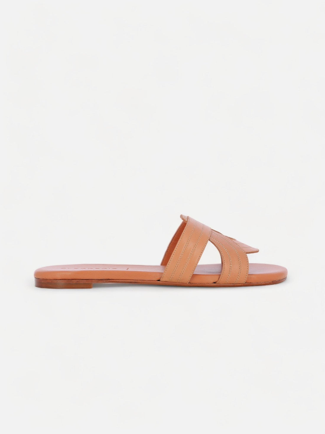 SANDALS - IVORY sandals, calfskin brown - 3606063995900 - Clergerie Paris - Europe