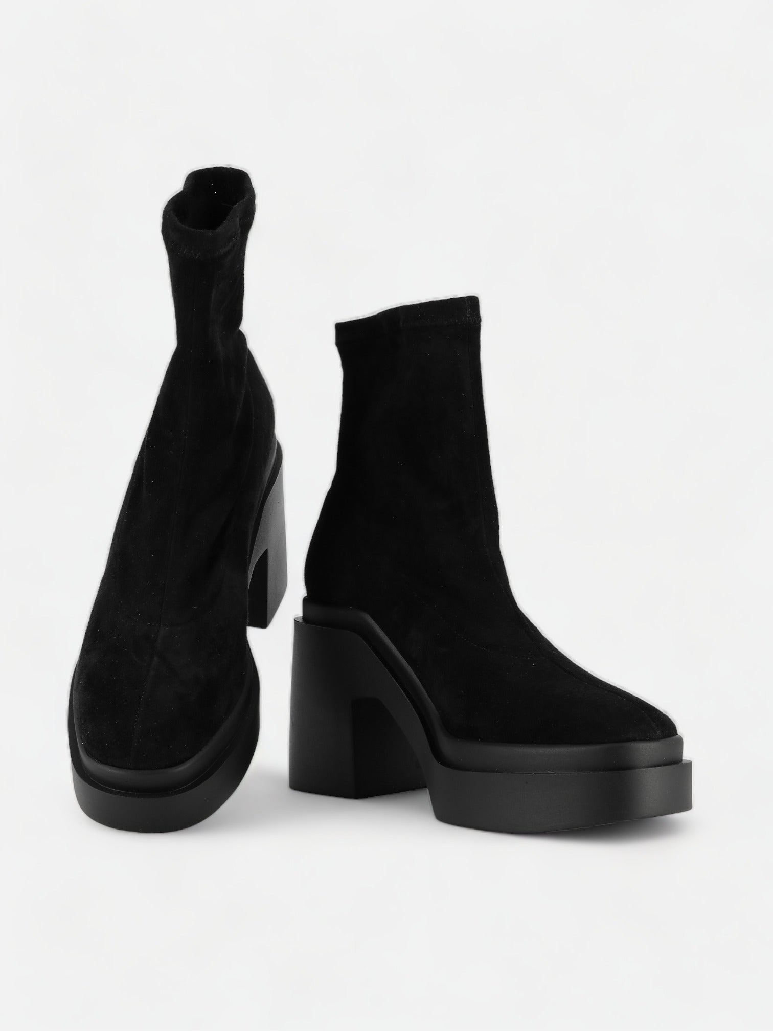 ANKLE BOOTS - NINA ankle boots, suede leather black - 3606063979757 - Clergerie Paris - Europe