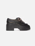 DERBIES - NORTON, black & faux fur - 3606064106831 - Clergerie Paris - Europe