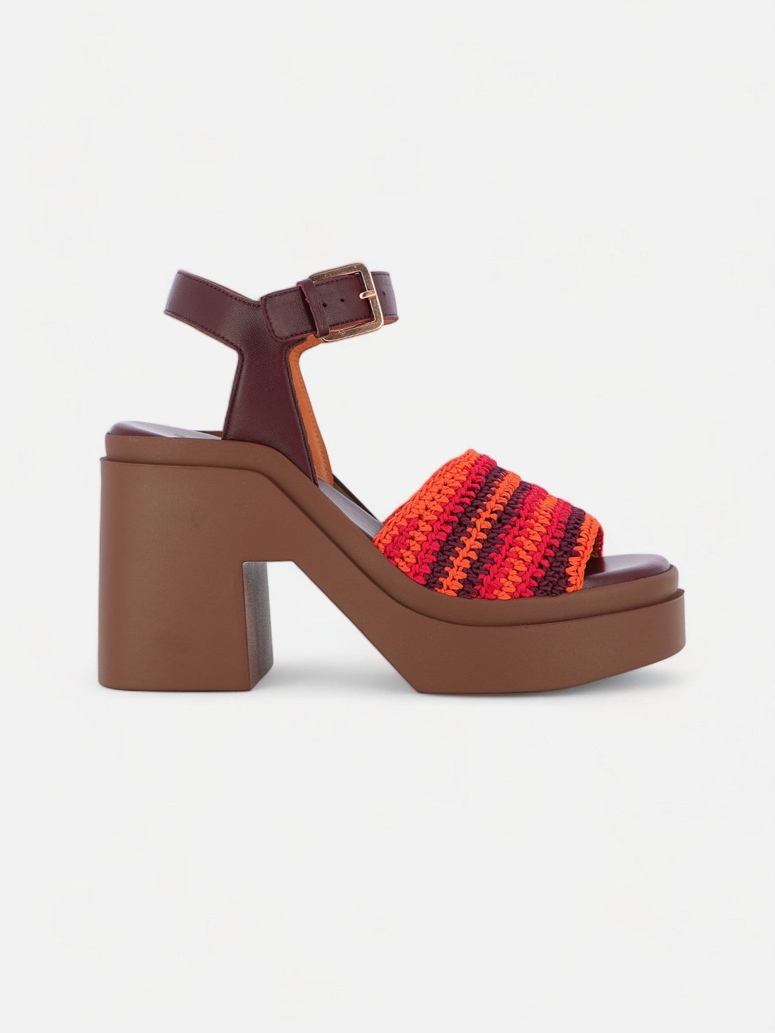 SANDALS - NOUST sandals, crochet red - 3606063982757 - Clergerie Paris - Europe