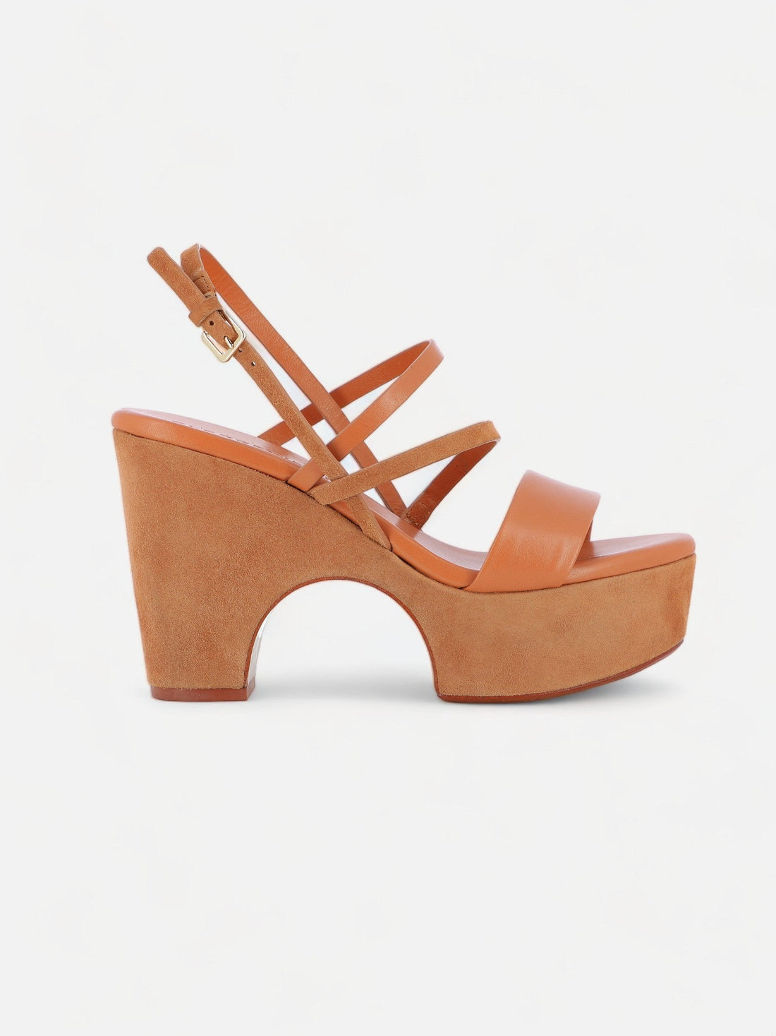SANDALS - VOGUE sandals, lambskin brown - 3606063985475 - Clergerie Paris - Europe