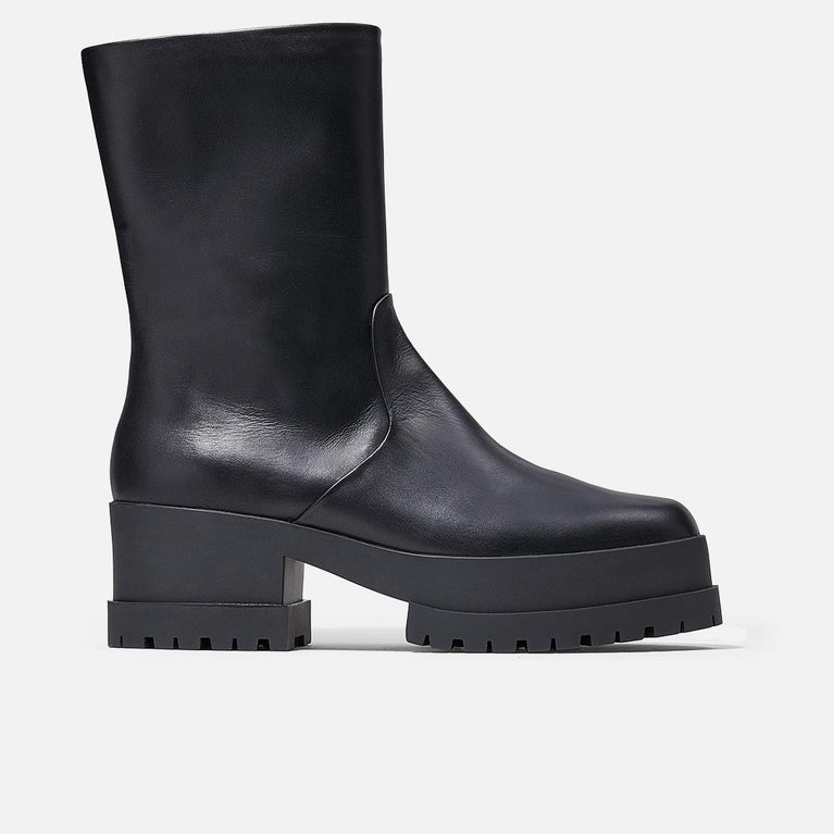 WILMER ANKLE BOOTS, BLACK CALFSKIN