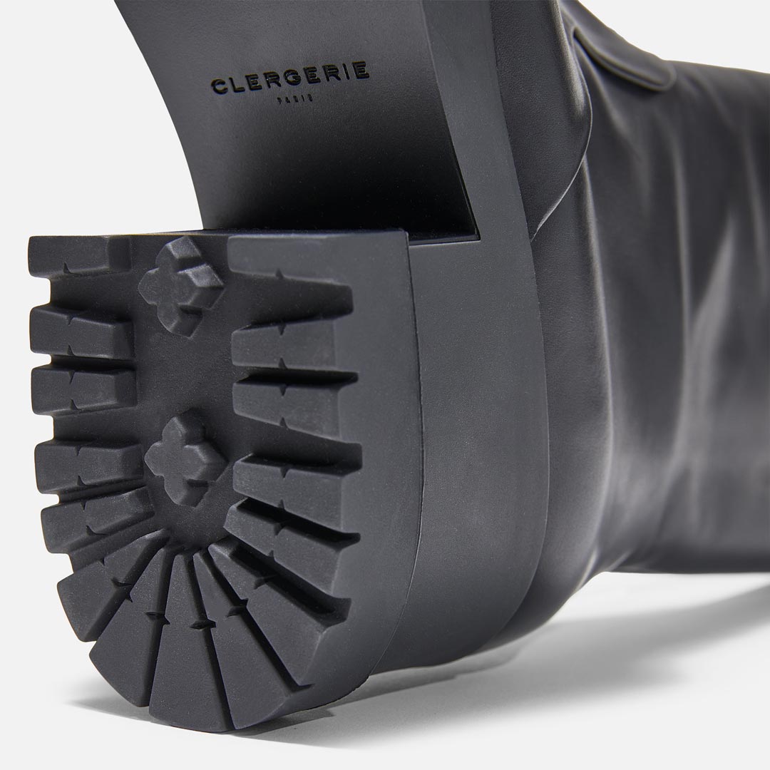 WILMER ANKLE BOOTS, BLACK CALFSKIN