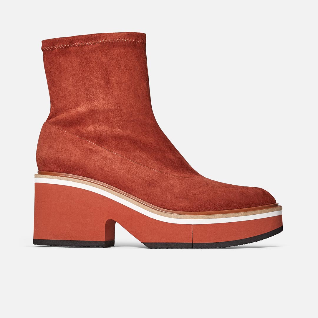 ANKLE BOOTS - ALBANA ANKLE BOOTS, BRICK LAMBSKIN - 3606063248969 - Clergerie Paris - Europe