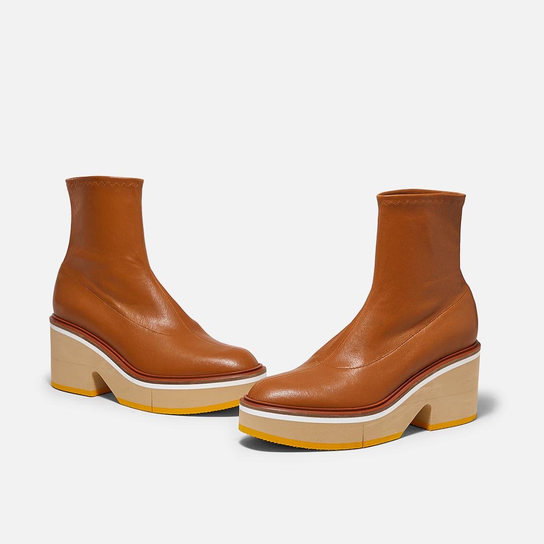 ANKLE BOOTS - ALBANA ANKLE BOOTS, RUST LAMBSKIN - 3606063174657 - Clergerie Paris - Europe