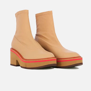 Bottines en tissu stretch sales