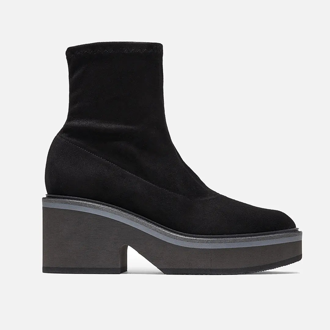 ANKLE BOOTS - ALBANE SUEDE LEATHER BLACK - 3606063790192 - Clergerie Paris - Europe