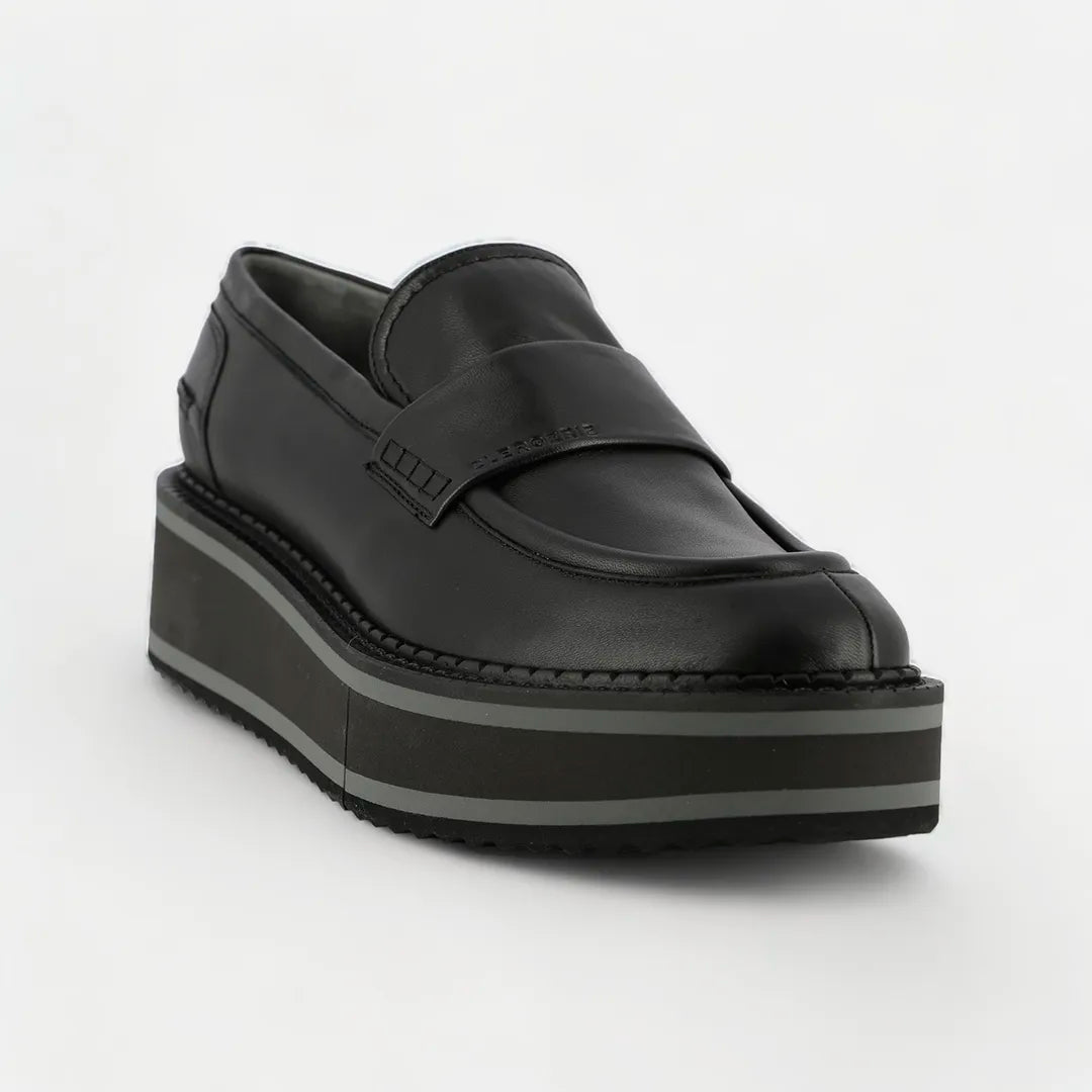 LOAFERS - BAHATI LEATHER BLACK - 3606063782227 - Clergerie Paris - Europe