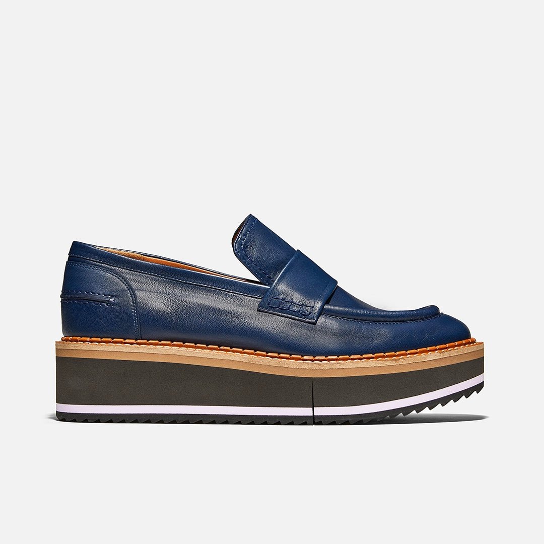 LOAFERS - BAHATI LEATHER DARK BLUE - 3606063782562 - Clergerie Paris - Europe
