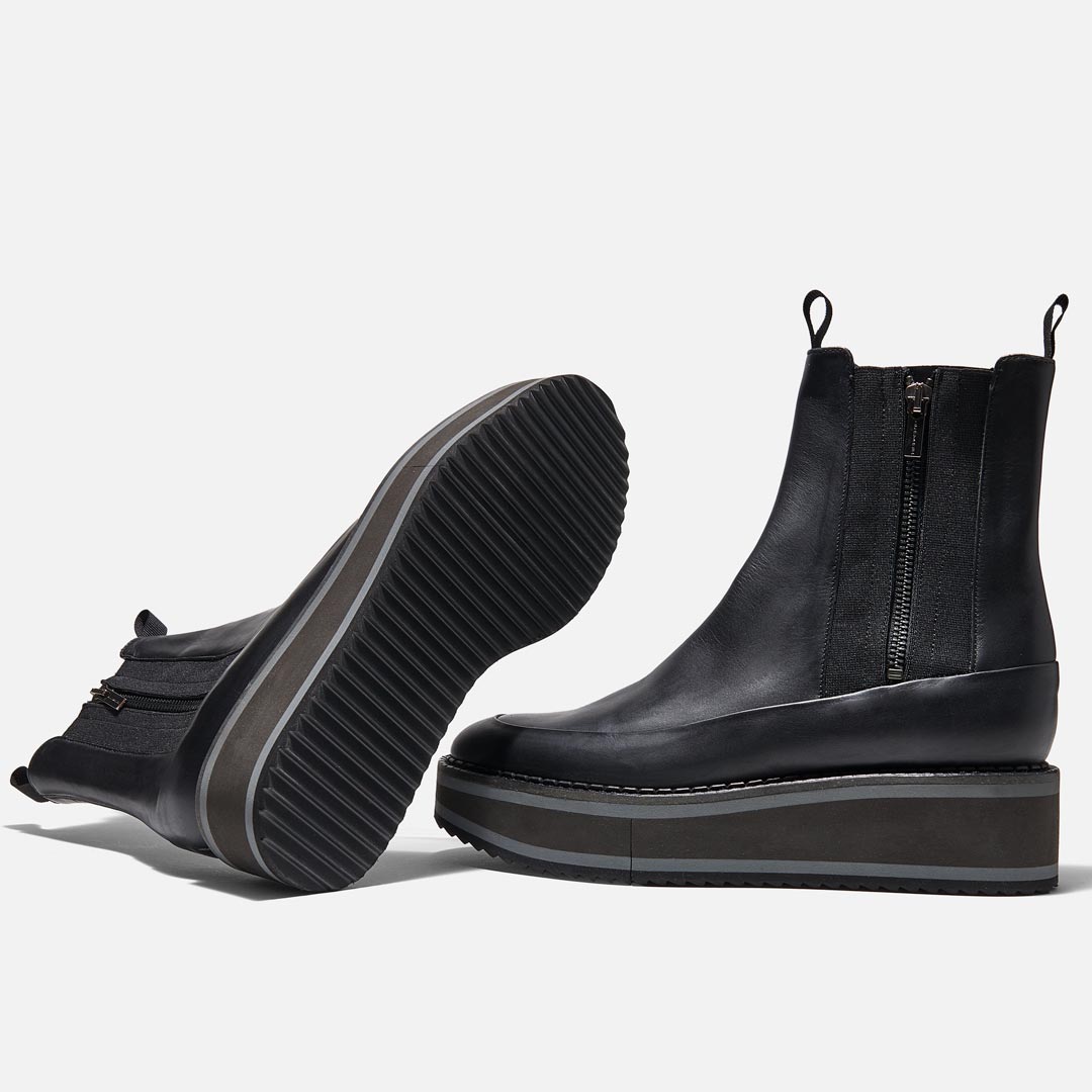 ANKLE BOOTS - BAYA ANKLE BOOTS, BLACK CALFSKIN - 3606063169431 - Clergerie Paris - Europe