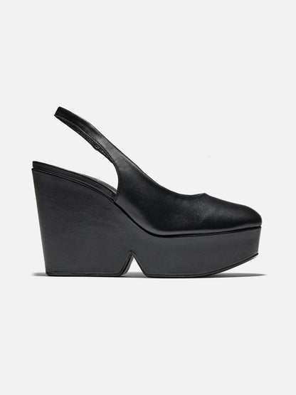 WEDGES - BELITA pumps, leather black - 3606063832267 - Clergerie Paris - Europe