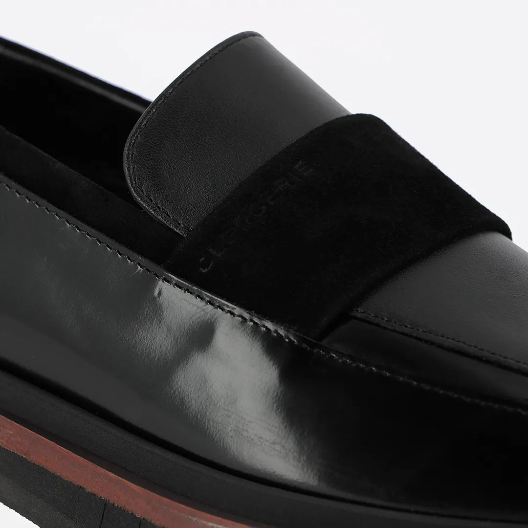 LOAFERS - BERNA CALF LEATHER BLACK - 3606063771634 - Clergerie Paris - Europe