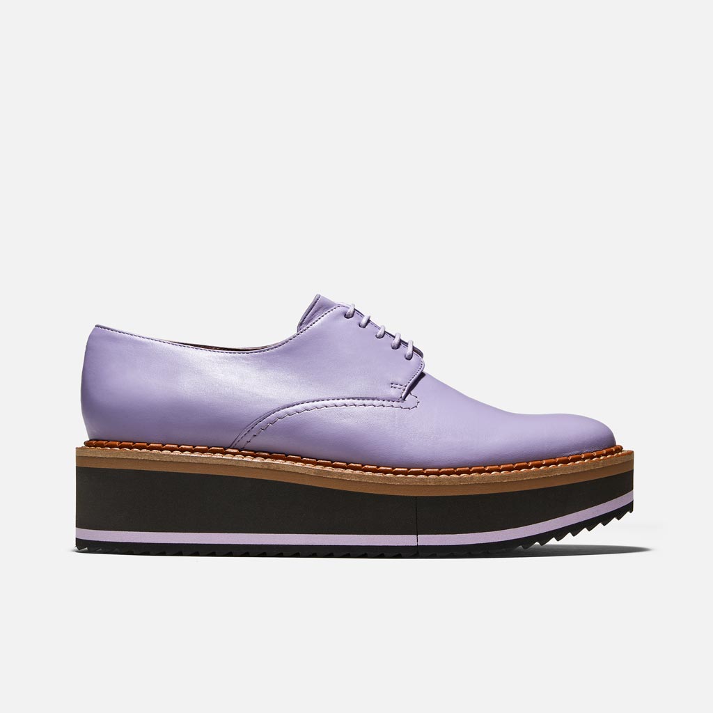 DERBIES - BROOK LAMBSKIN PURPLE - 3606063780186 - Clergerie Paris - Europe