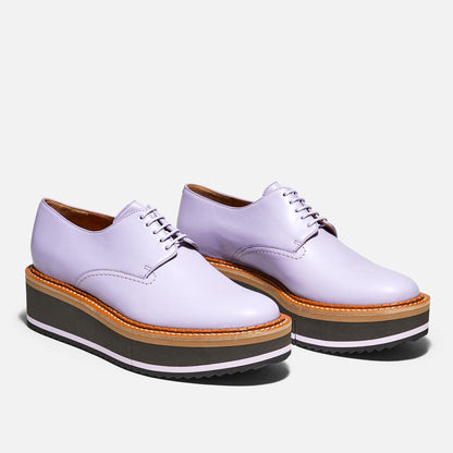 DERBIES - BROOK LAMBSKIN PURPLE - 3606063780186 - Clergerie Paris - Europe