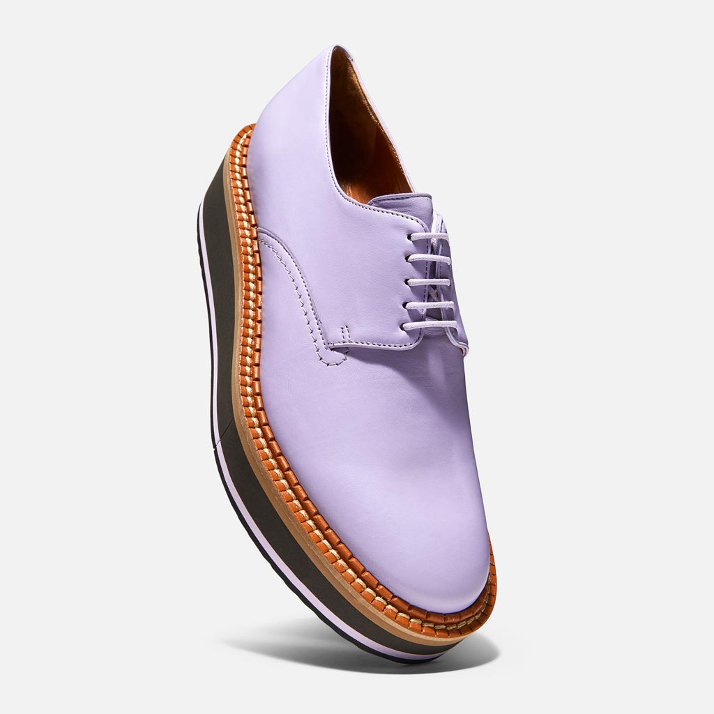 DERBIES - BROOK LAMBSKIN PURPLE - 3606063780186 - Clergerie Paris - Europe