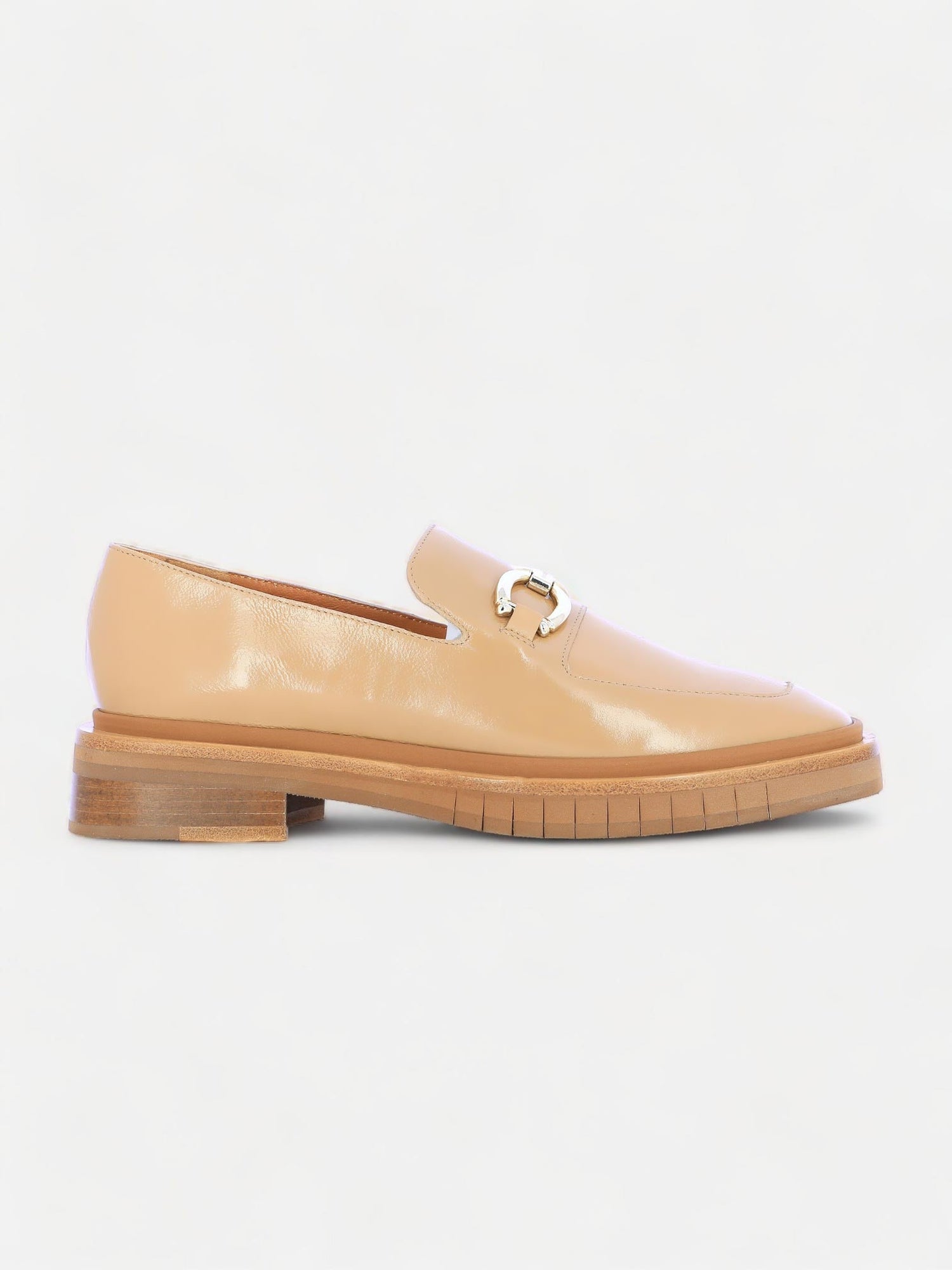 LOAFERS - BUMPER loafers, varnished goatskin beige - 3606063772310 - Clergerie Paris - Europe